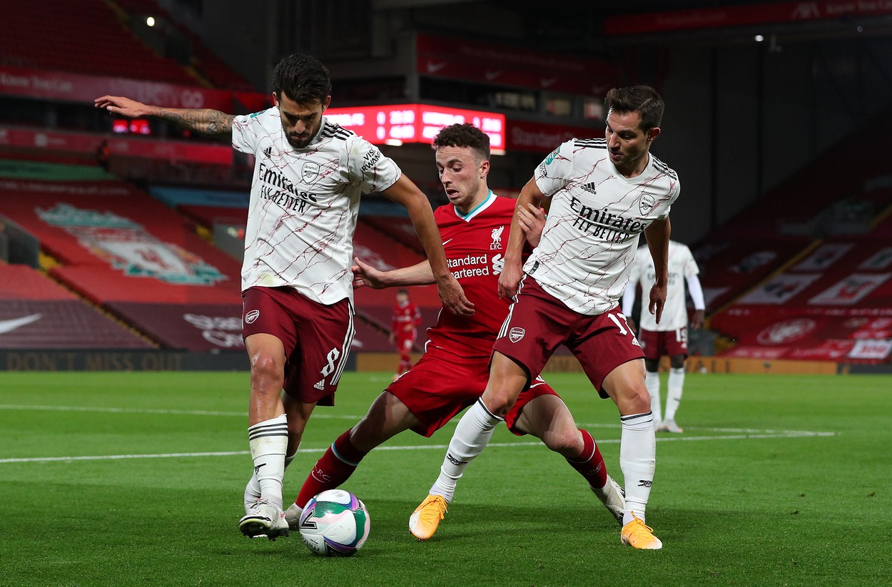 Liverpool - Arsenal 0-0, ACUM pe Digi Sport 1, în semifinalele Cupei Ligii Angliei. Câștigătoarea joacă finala cu Chelsea