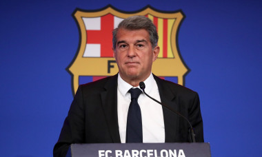 President of FC Barcelona Joan Laporta Press Conference, Spain - 28 May 2021