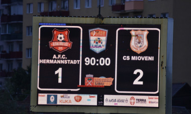 FOTBAL:FC HERMANNSTADT-CS MIOVENI, BARAJ LIGA 1 CASA PARIURILOR (02.05.2021)