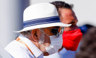 Paris, France. 31st May, 2021. Tennis: Grand Slam/WTA Tour - French Open, women's singles, 1st round, Konta (Great Britain) - Cirstea (Romania). Ion Tiriac is sitting in the stands. Credit: Frank Molter/dpa/Alamy Live News