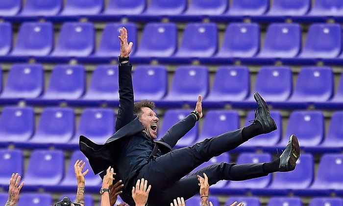 Real Valladolid v Atletico de Madrid, LaLiga Santander, date 38. Football, Jose Zorilla Stadium, Valladolid, Spain - 22 May 2021