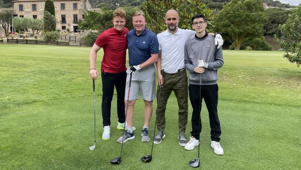 Pep Guardiola și Ronald Koeman, rivali pe terenul de golf! Cine a câștigat partida