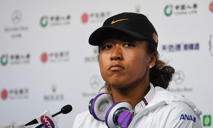 Naomi Osaka, la o conferință de presă / Foto: Getty Images