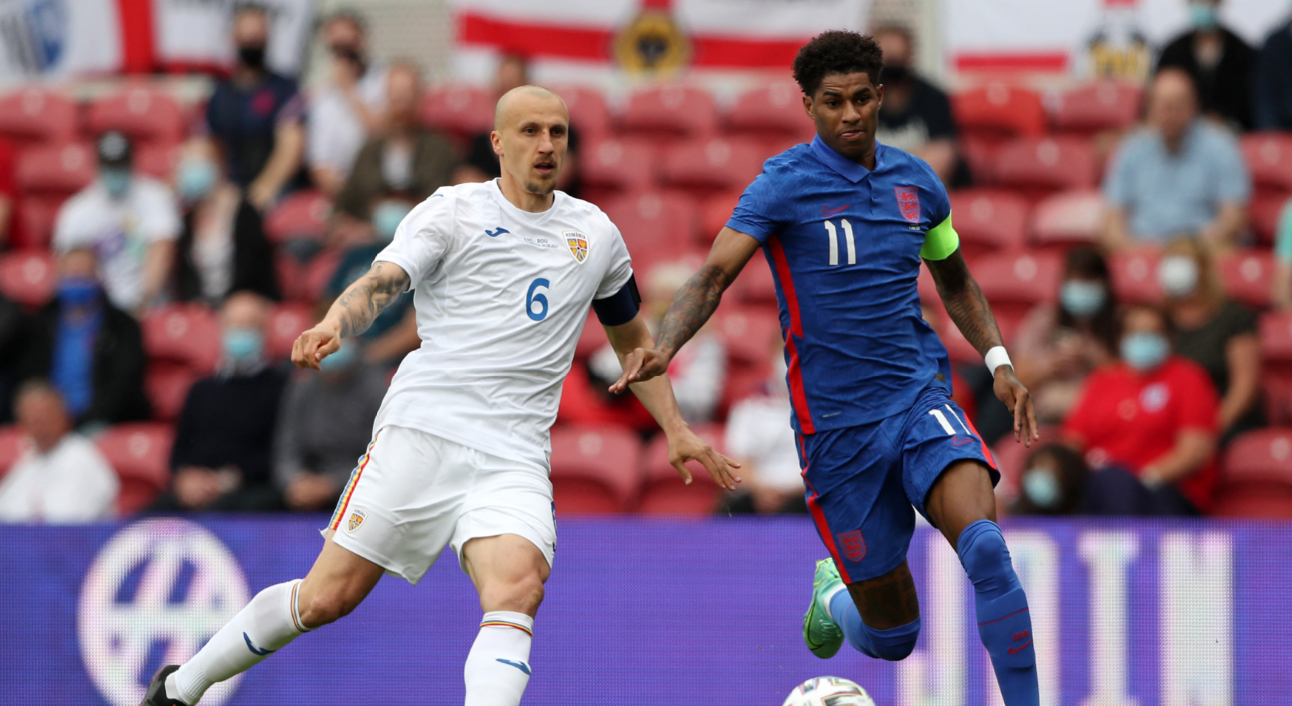 Anglia - România 0-0, ACUM. Răzvan Marin, singurul șut pe poartă al meciului! Marcus Rashford cere un penalty