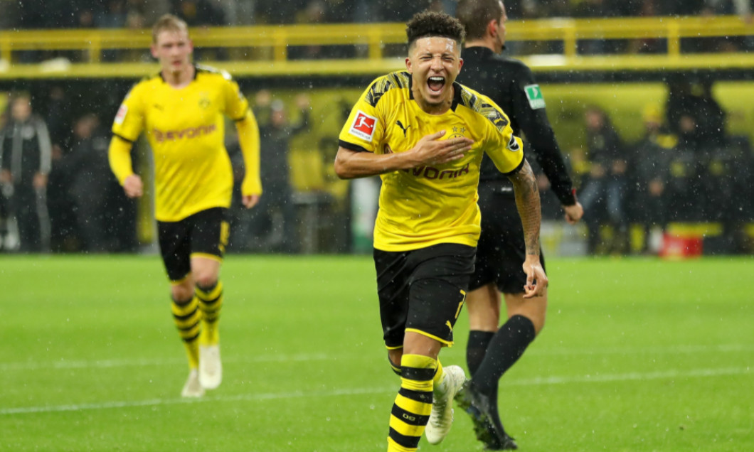 Jadon Sancho, în tricoul Borussiei Dortmund / Foto: Getty Images