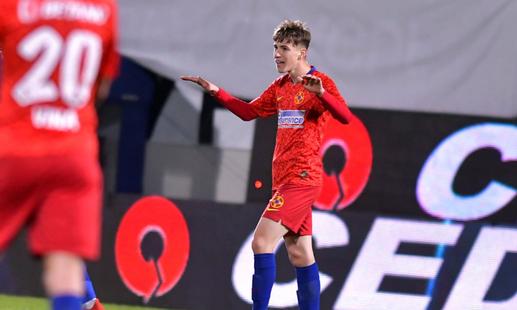Octavian Popescu, după golul marcat în FCSB - Sepsi / Foto: Sport Pictures