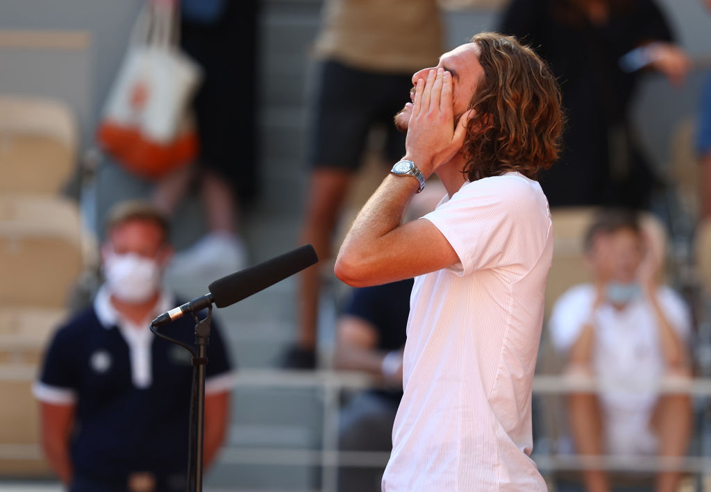 Stefanos Tsitsipas nu și-a putut stăpâni lacrimile la Roland Garros: ”Nu am crezut vreodată că-mi voi îndeplini visul!”