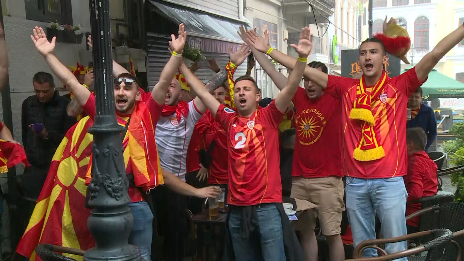 "Invazie" în București, înaintea înaintea meciului Austria - Macedonia de Nord, de pe Arena Națională