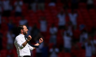 Gareth Southgate, selecționerul Angliei, după succesul cu Croația / Foto: Getty Images