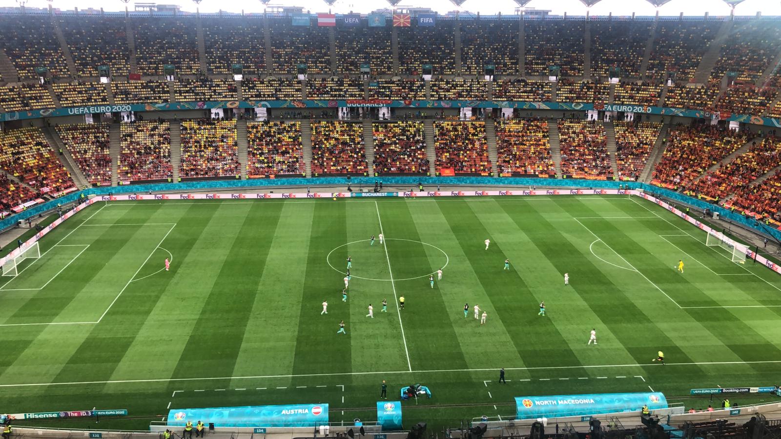 Austria - Macedonia, primul meci găzduit de România la EURO 2020! Cum se prezintă gazonul și atmosfera de la Arena Națională