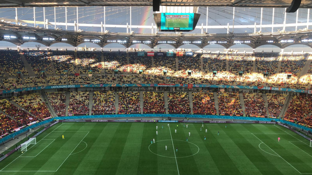 Arena Națională, la Austria - Macedonia de Nord / Foto: Digi Sport