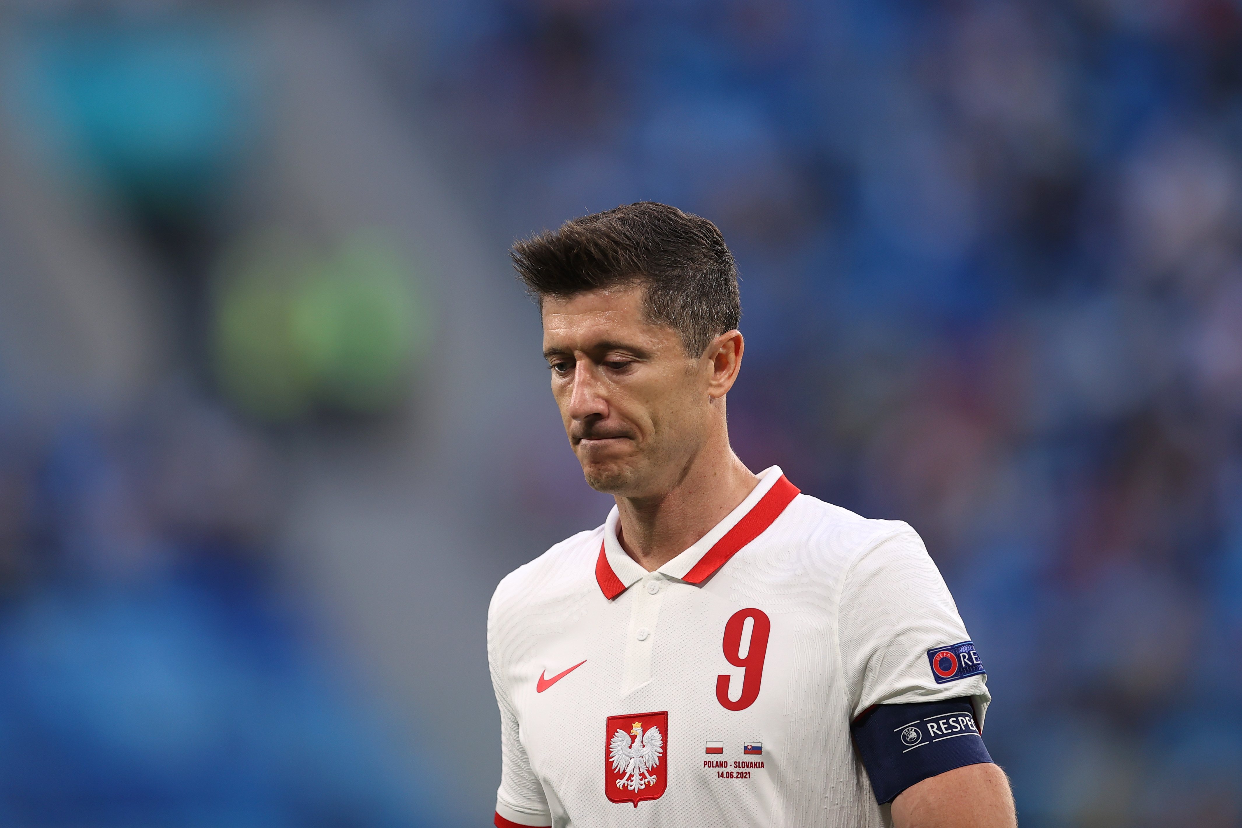 Polonia - Slovacia 1-2, în grupa E de la EURO 2020! Lewandowski, înfrângere cu Hațegan la centru. Românul a eliminat un jucător