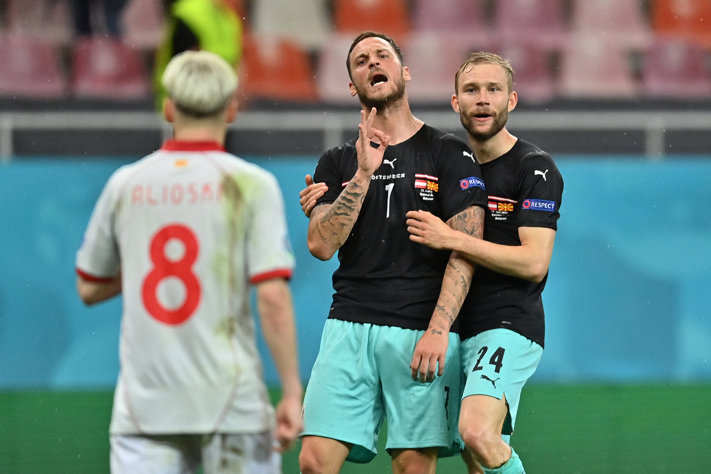 Federația din Macedonia a solicitat la UEFA ”pedeapsă maximă” pentru Marko Arnautovic! Gestul de la care a pornit conflictul