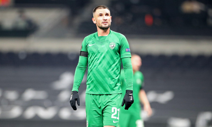 LONDON, ENGLAND. NOVEMBER 26TH Ludogorets defender Dragos Grigore during the UEFA Europa League Group J match between Tottenham Hotspur and PFC Ludogorets Razgrad at the Tottenham Hotspur Stadium, London on Thursday 26th November 2020. (Credit: Jon Bromle