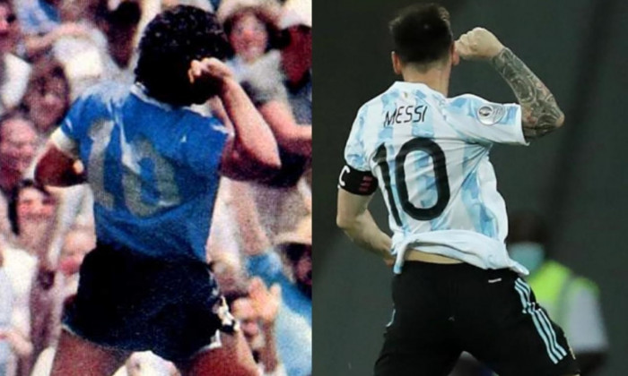 Messi Maradona