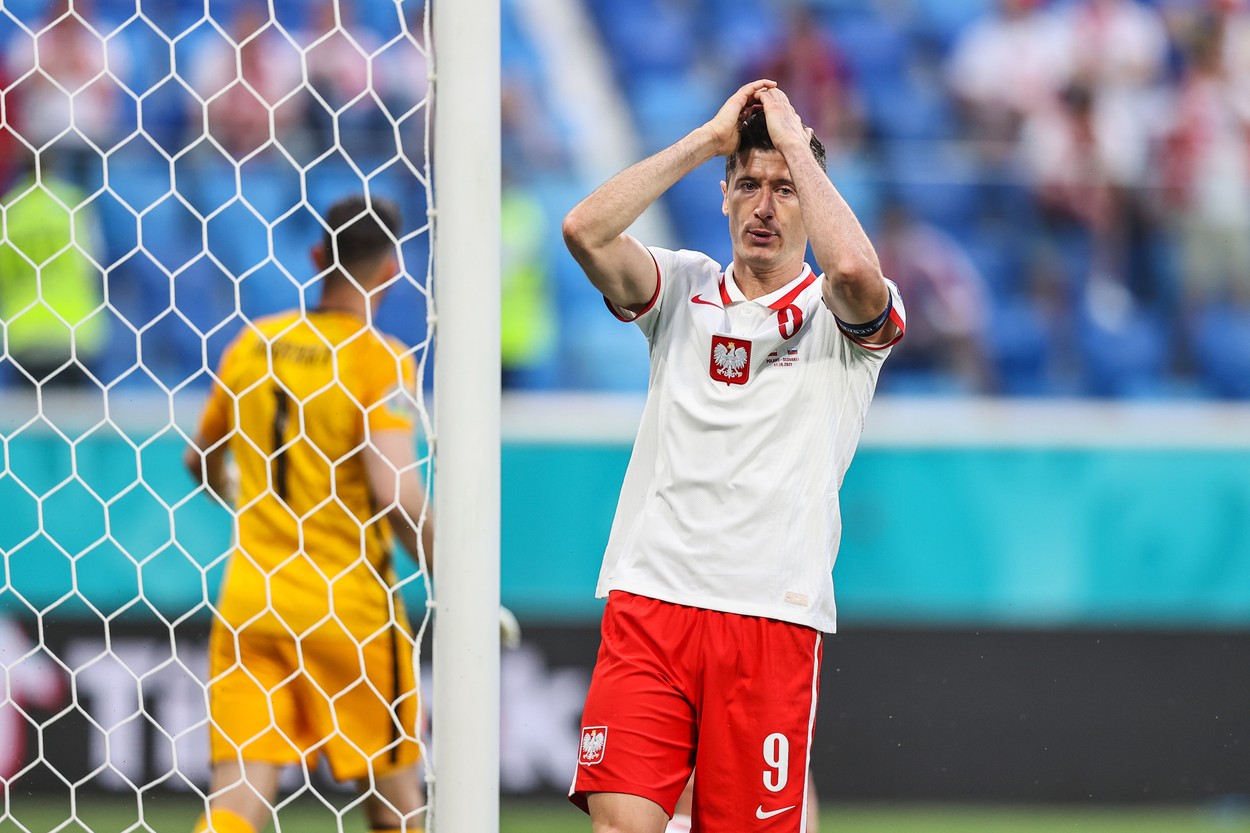 Robert Lewandowski, dezamăgit după Polonia - Slovacia 1-2: Am pierdut în fața adversarului cel mai slab