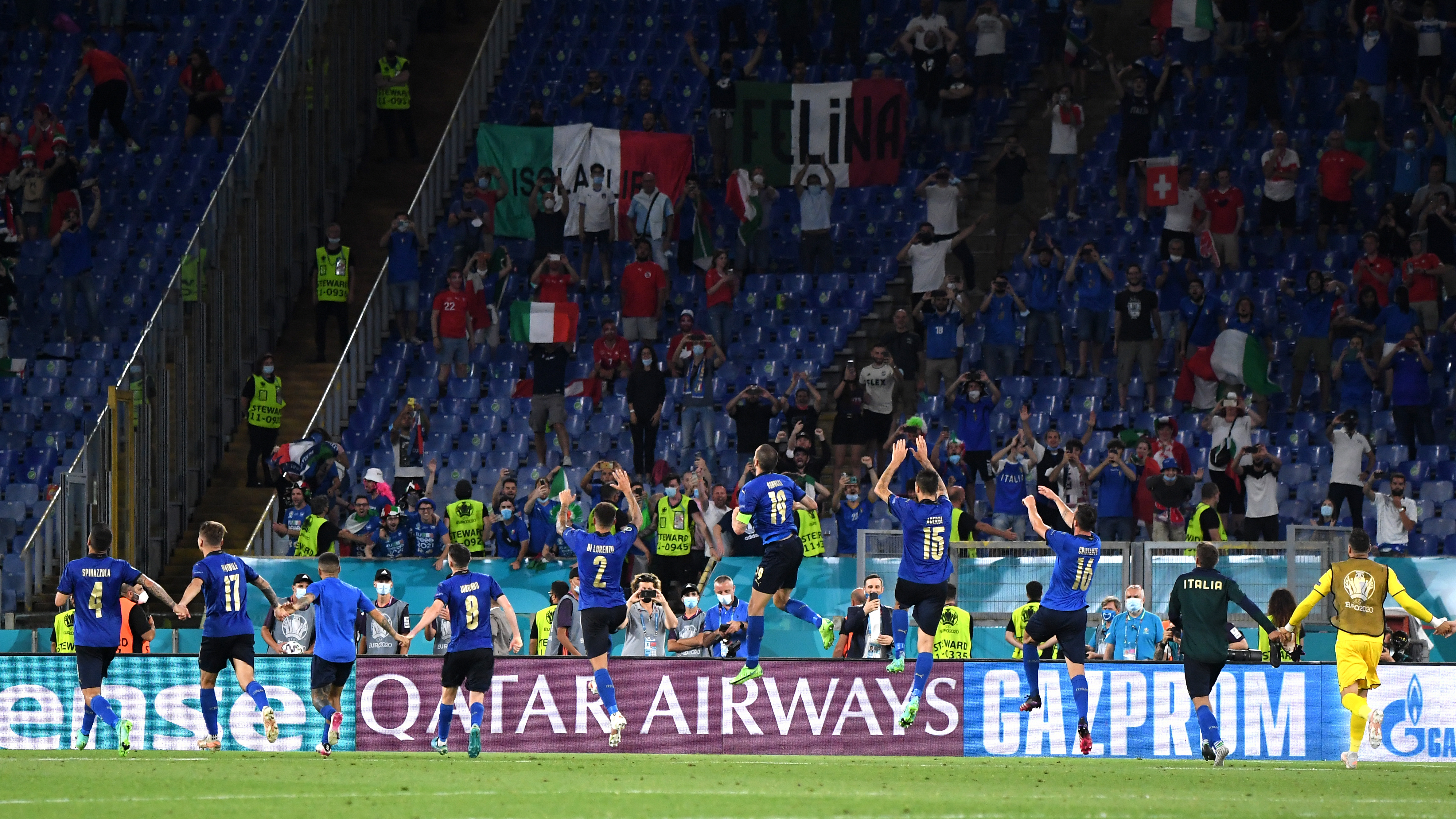 ”Franța favorită?”. Roberto Mancini, entuziasmat de prestația Italiei cu Elveția! Seria impresionantă a ”squadrei azzura”