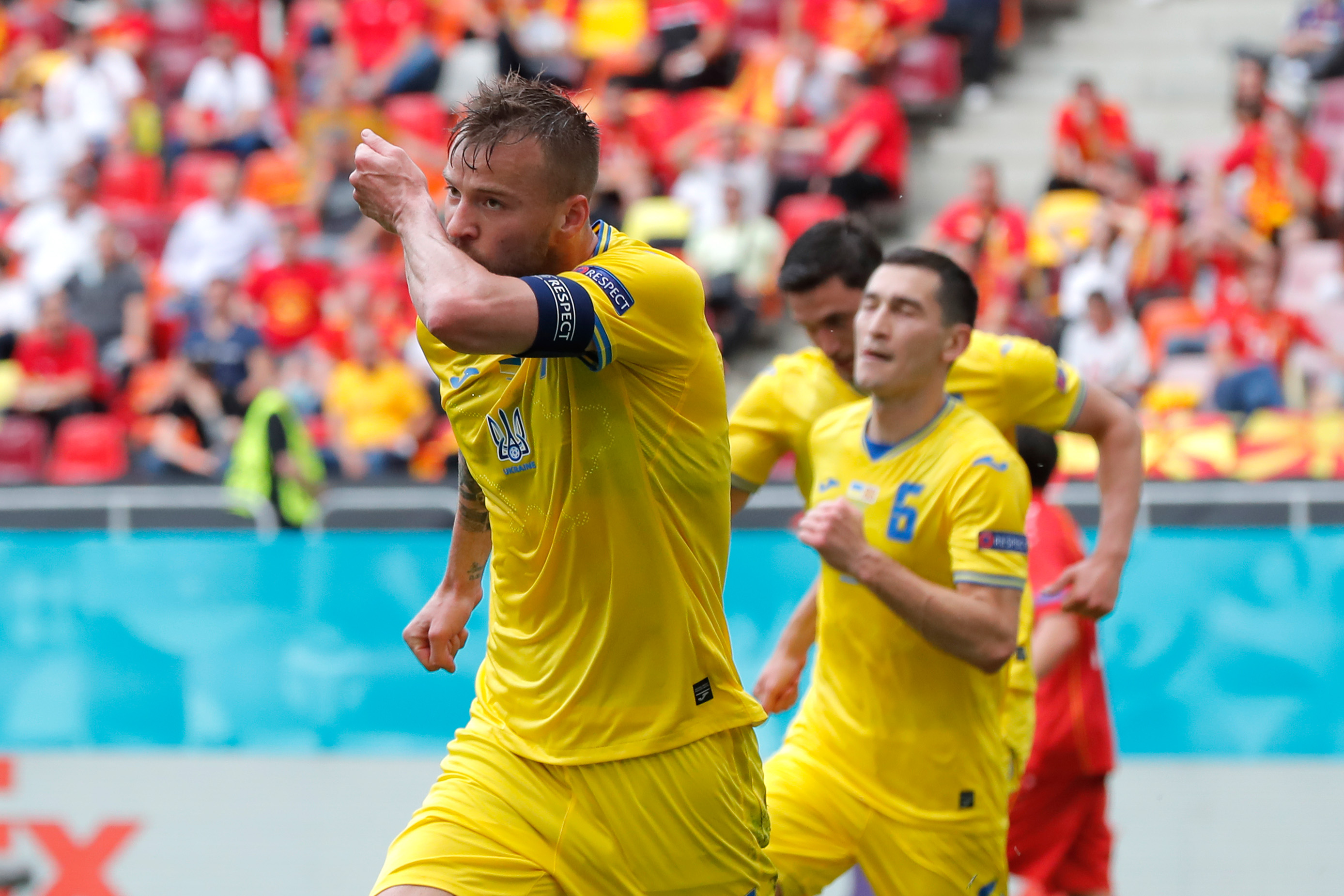 EURO 2020 | Ucraina - Macedonia de Nord 2-1. Meci cu două penalty-uri. VAR-ul, folosit în premieră la București