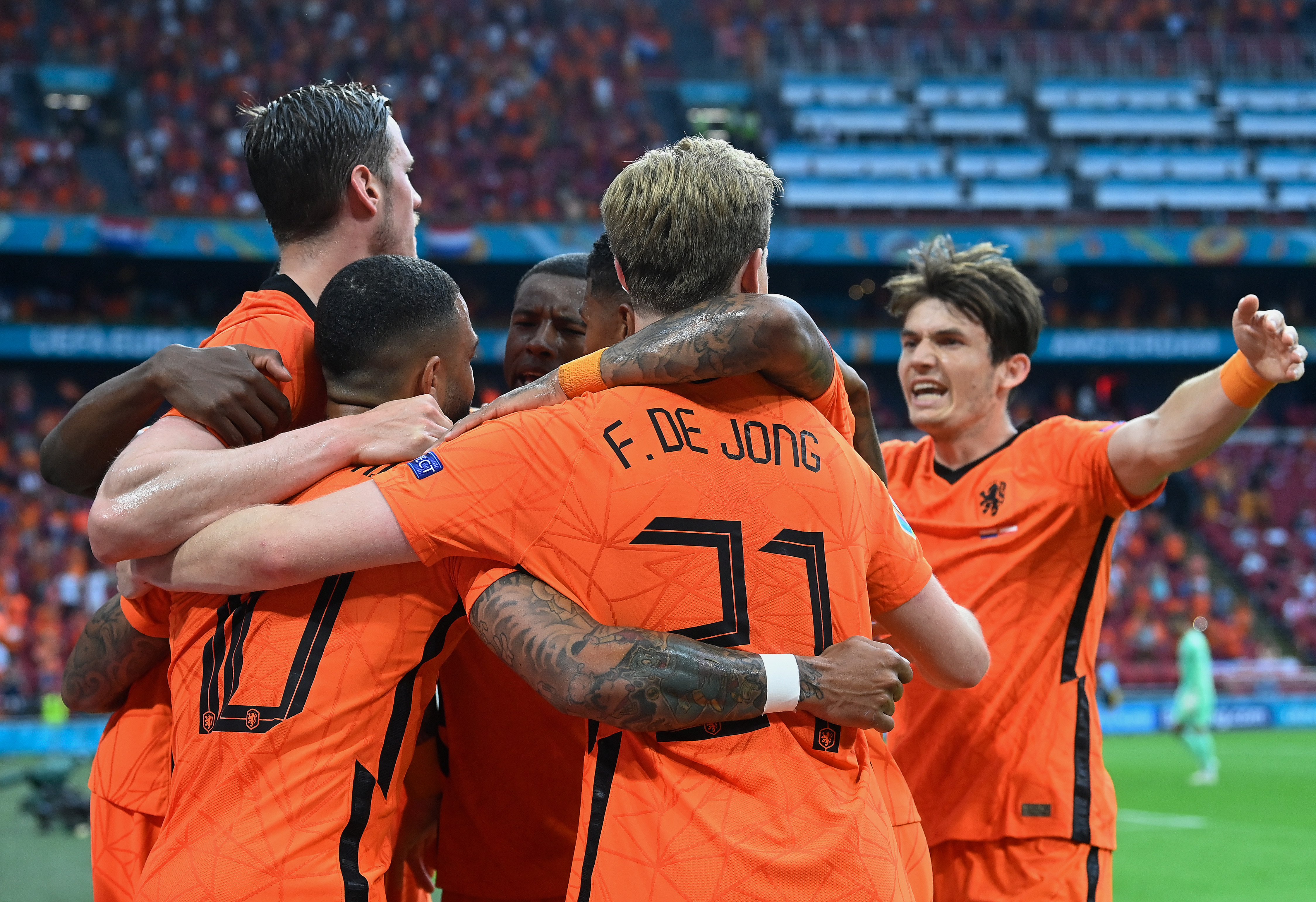 Olanda - Austria 2-0. Portocala mecanică este calificată în optimi la EURO 2020