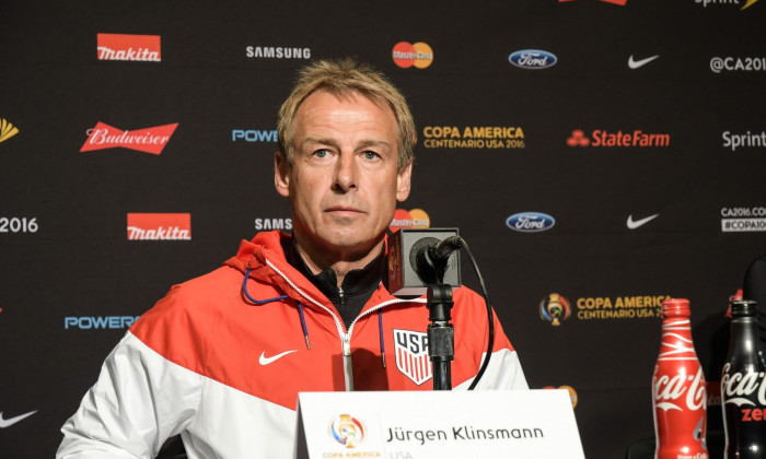 U.S. Men's national team press conference during Copa America at Seattle University Championship Field, USA - 15 Jun 2016