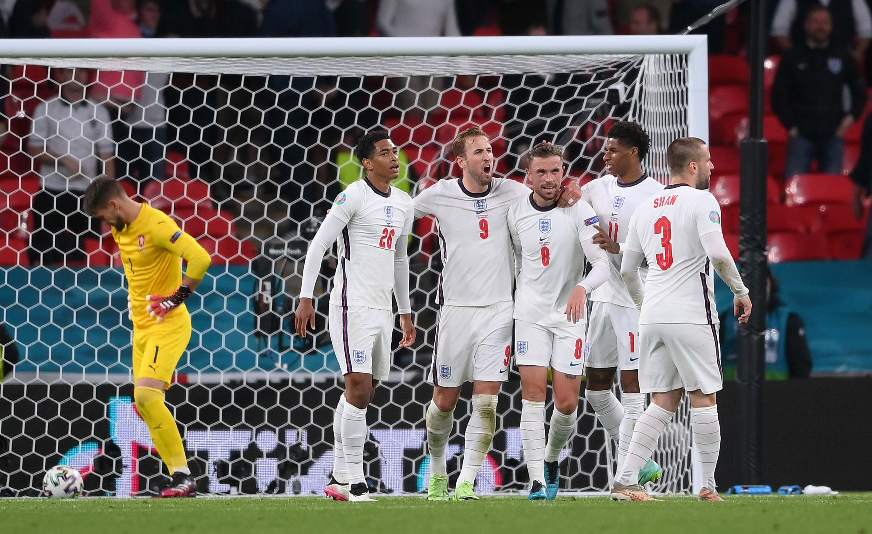 Anglia a câștigat grupa D, rămâne pe Wembley, dar va avea parte de un duel de foc în optimile EURO 2020