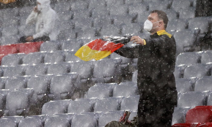 Ploaie torențială la Munchen, la meciul Germania - Ungaria / Foto: Getty Images