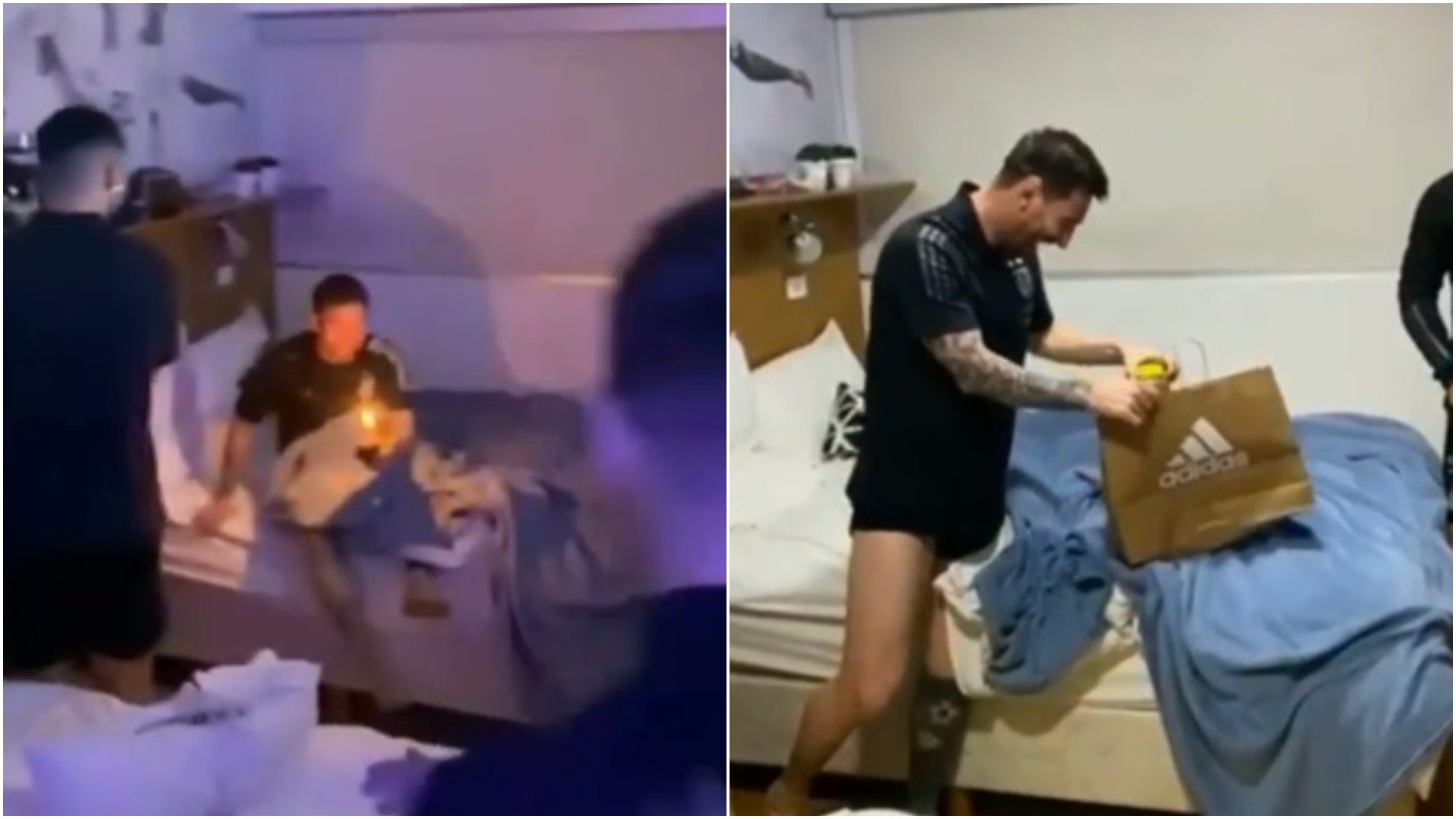 Petrecere surpriză pentru Messi, în camera de hotel! Cine nu a fost încântat