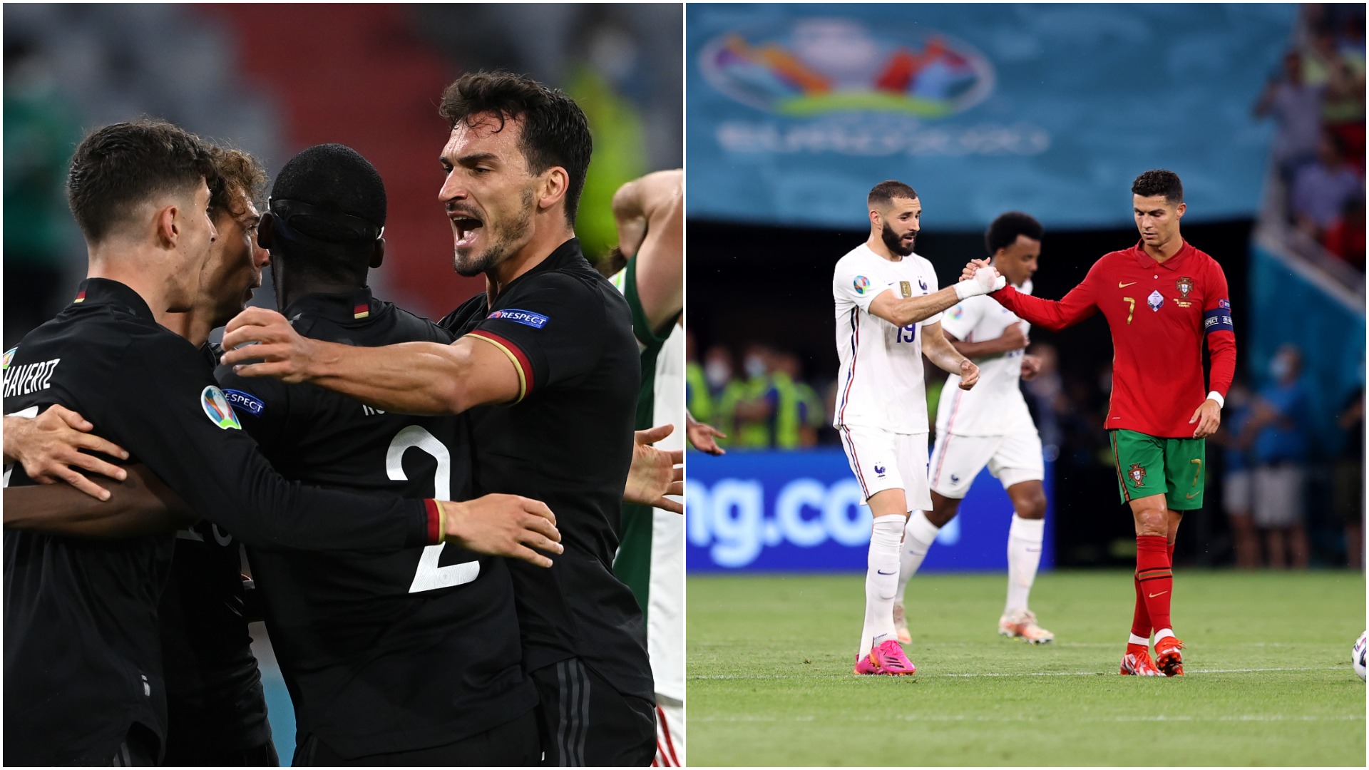 Germania - Ungaria 2-2 şi Portugalia - Franţa 2-2. Nemții evită o rușine istorică, iar Franța câștigă grupa