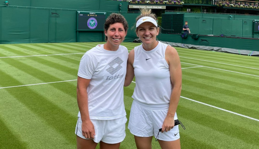 Surpriză pentru Simona Halep la Wimbledon: întâlnire cu prietena care a învins cancerul! Darren Cahill, fotograf de ocazie