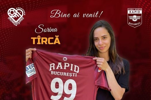 Sorina Tîrcă a semnat cu Rapid