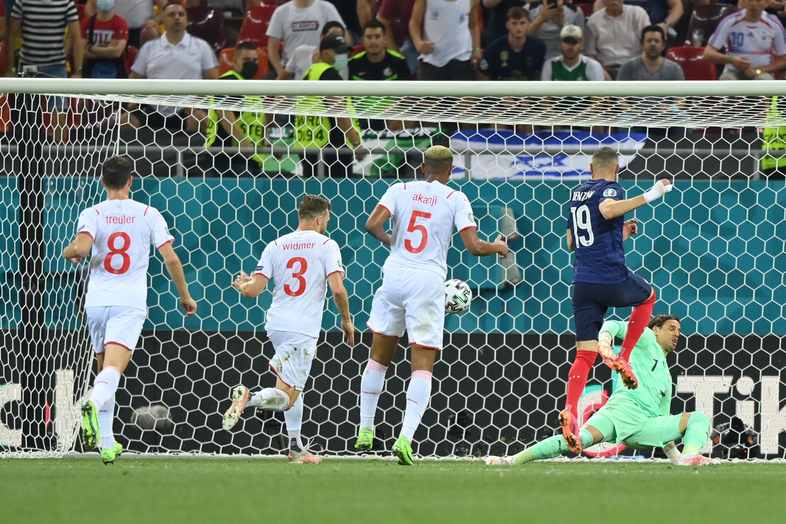 Franța - Elveția 2-1, în optimile EURO 2020, pe Arena Națională. Francezii, două goluri în două minute. Lloris apără penalty