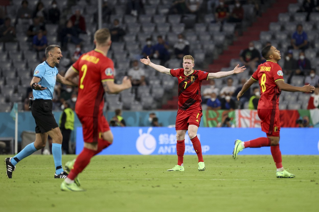 Reacţia lui De Bruyne, care a evoluat cu o ruptură la ligament: Şi am jucat 90 de minute, este uimitor. Belgia pleacă acasă