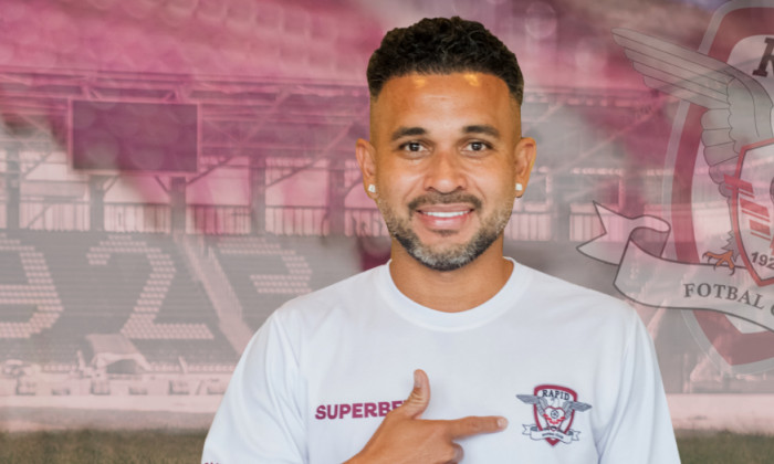 Junior Morais a semnat cu Rapid / Foto: Facebook@FCRapid1923oficial