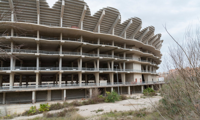 Nou Mestalla Stadium in Valencia, Spain - 01 Mar 2021