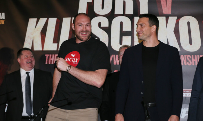 Boxing - Tyson Fury v Wladimir Klitschko - Press Conference Manchester Arena, Manchester, United Kingdom - 27 Apr 2016