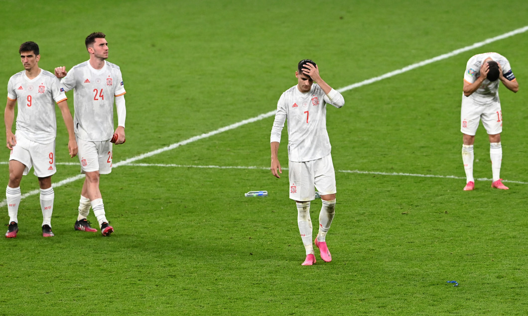 Alvaro Morata, după meciul Italia - Spania / Foto: Getty Images