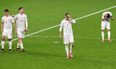 Alvaro Morata, după meciul Italia - Spania / Foto: Getty Images