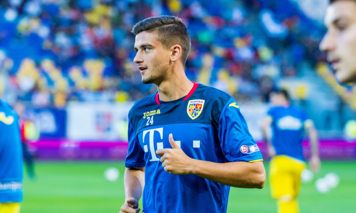 June 5, 2018: Dragos Nedelcu #24 (Romania) during the International Friendly Match - Romania vs. Finland at Ilie Oana Stadium in Ploiesti, Romania ROU. Copyright: Cronos/Catalin Soare