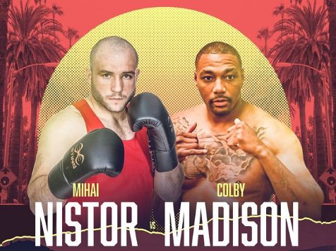 Nistor a câştigat prin KO meciul cu Colby Madison într-o gală ţinută în Banc of California din Los Angeles