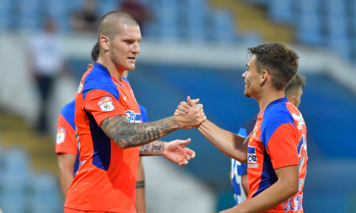 Zdenek Ondrasek și Cristi Dumitru, în meciul FC Buzău - FCSB / Foto: Sport Pictures