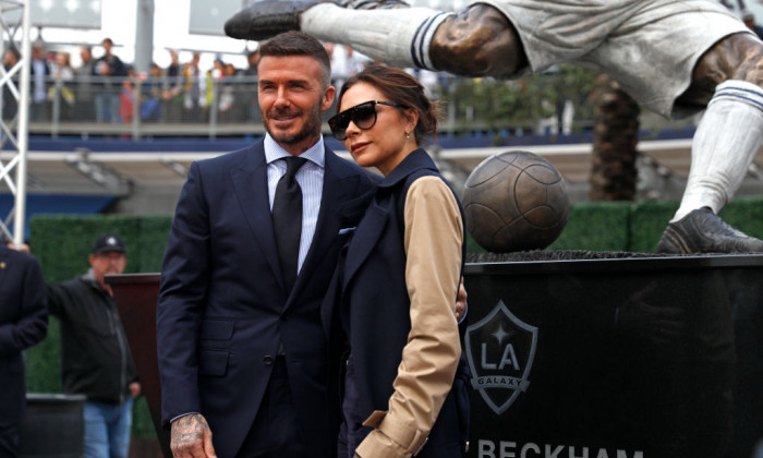 Los Angeles Galaxy Unveil David Beckham Statue