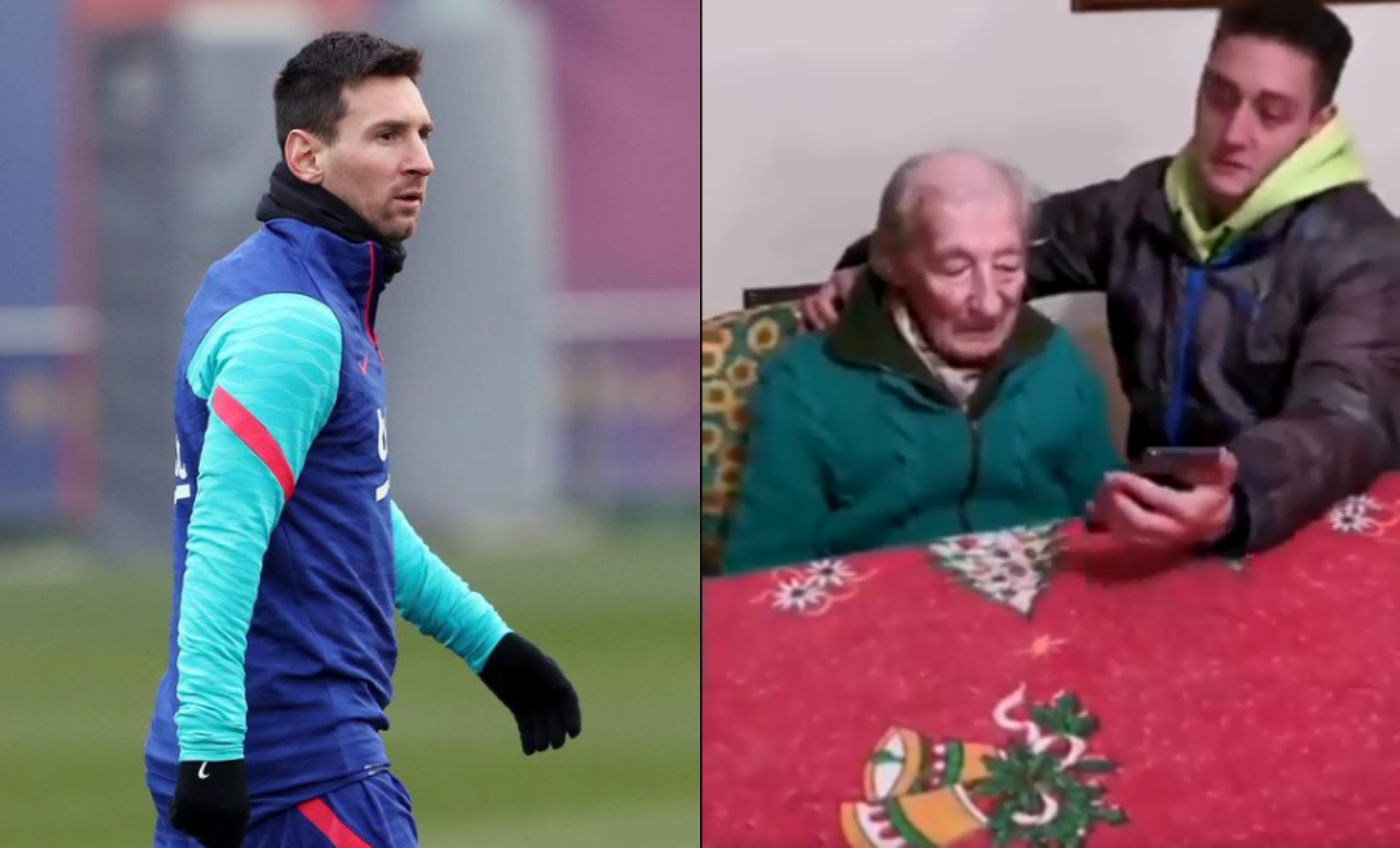 Un bunic de 100 de ani a primit un mesaj de la Leo Messi, iar reacția sa a devenit virală! ”E acasă?”