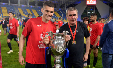 Ianis și Gică Hagi/ foto: Sport Pictures