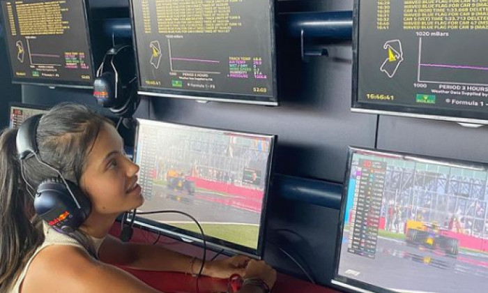 Emma Răducanu, la Silverstone / Foto: Instagram@emmaraducanu