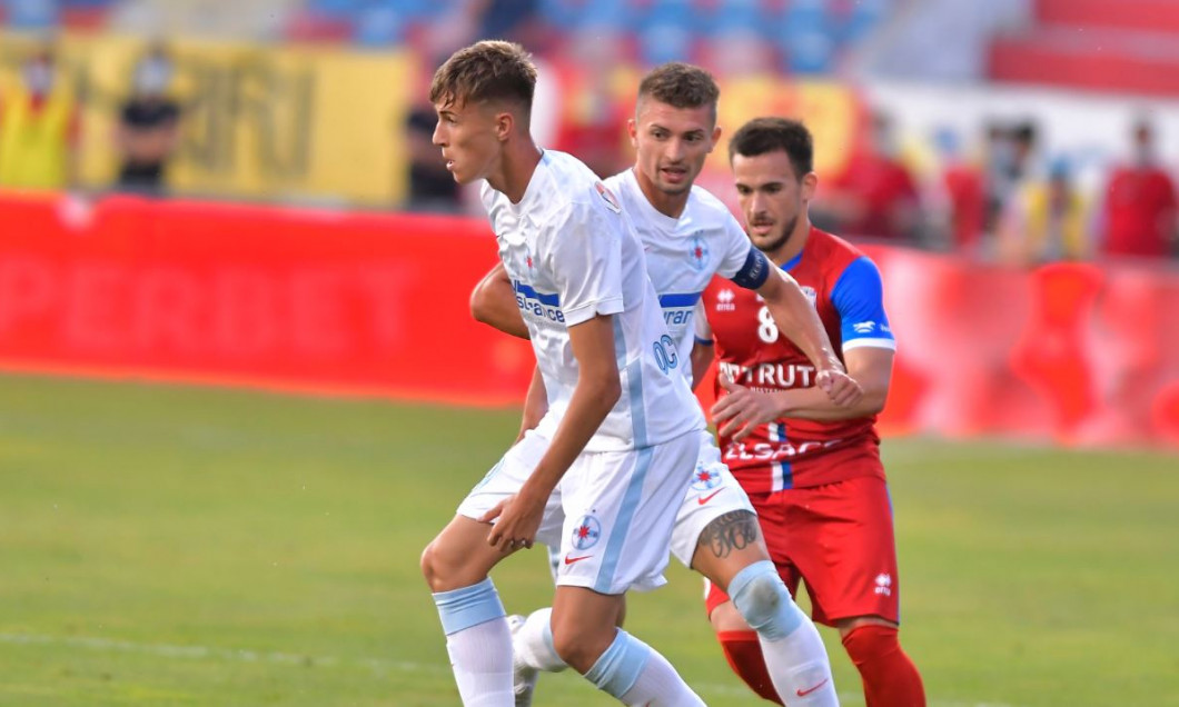 Octavian Popescu, în meciul FC Botoșani - FCSB / Foto: Sport Pictures
