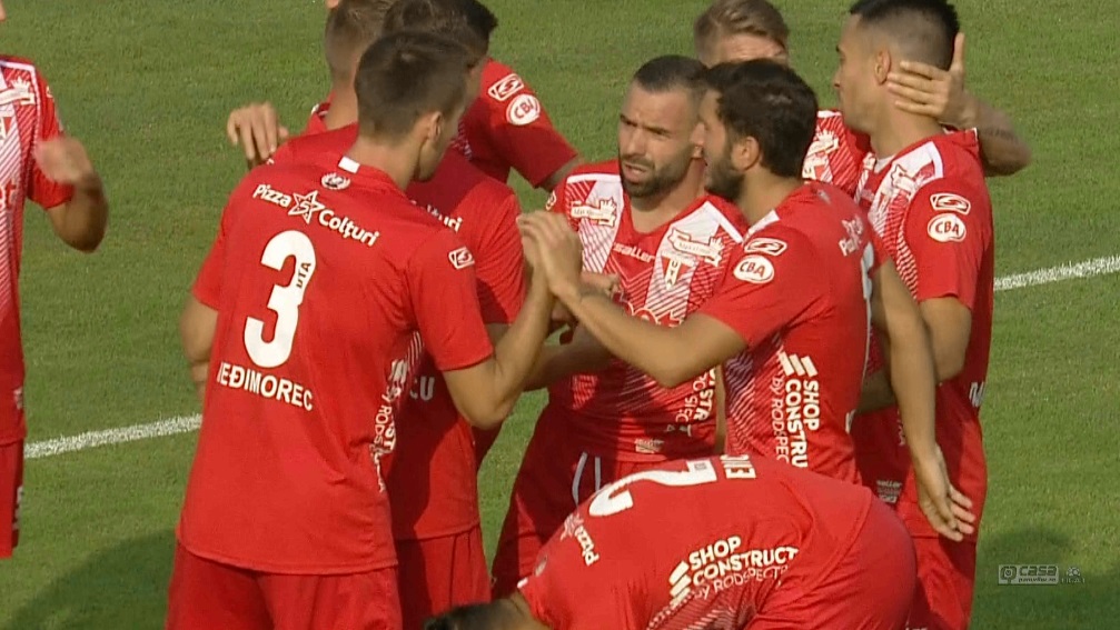 FC Argeș - UTA Arad 0-1, ACUM, pe Digi Sport 1. Dangubic marchează cu o execuție superbă