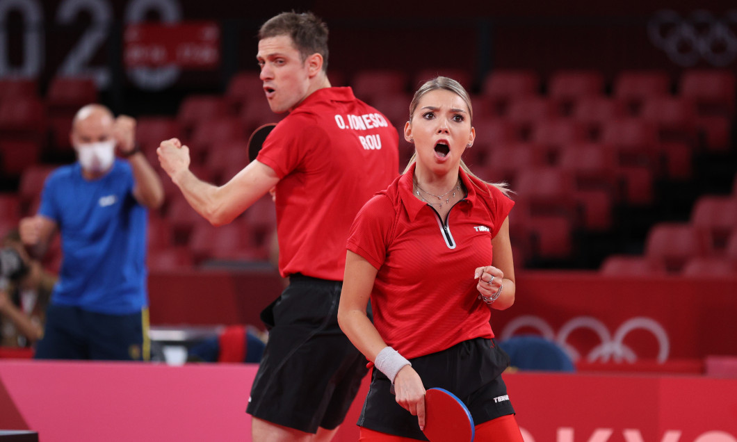 Bernadette Szocs și Ovidiu Ionescu, la Jocurile Olimpice / Foto: Getty Images