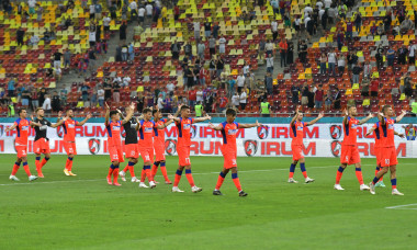 Fotbaliștii de la FCSB, după meciul cu Șahtior Karagandy / Foto: Sport Pictures