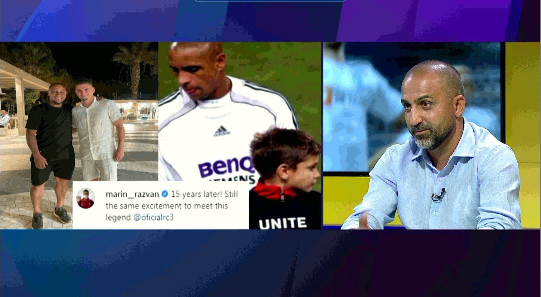 Ce își amintește Roberto Carlos despre duelul cu Steaua. I-a spus-o lui Răzvan Marin