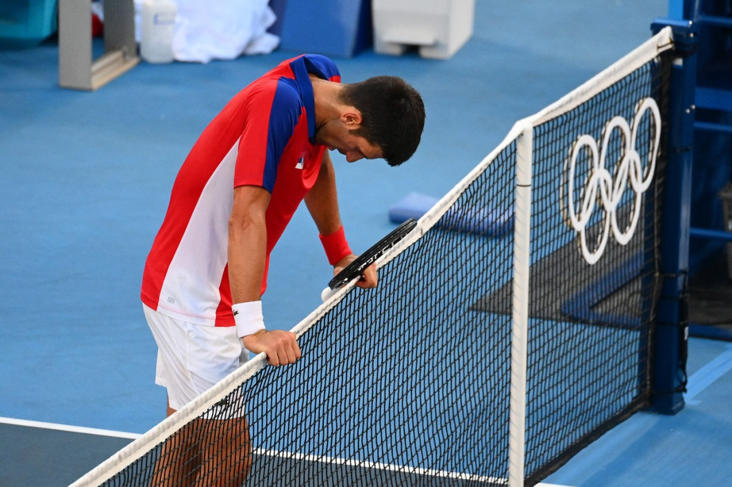 Novak Djokovic, după înfrângerea cu Pablo Carreno Busta / Foto: Profimedia